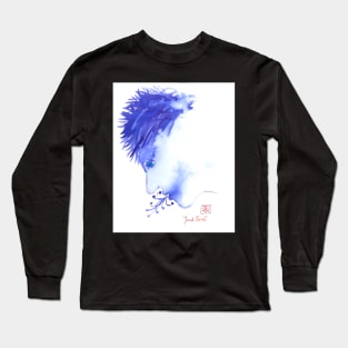 Jack Frost winter face Long Sleeve T-Shirt